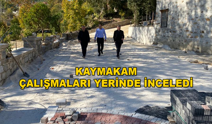 Kavaklıdere Kaymakamı Güven, Asarköy Camii Çalışmalarını İnceledi