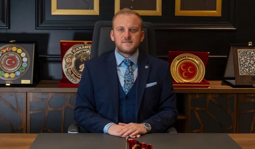 MHP Muğla İl Başkanı Burak Demirel’den 30 Ağustos Zafer Bayramı mesajı